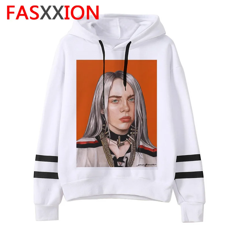 Billie Eilish Толстовка для женщин/мужчин эстетические толстовки ulzzang графическая забавная одежда уличная Корейская с капюшоном негабаритная уличная одежда - Цвет: 2145