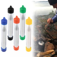 

Portable Fire Bellows Collapsible Stainless Steel Fire Blower Pipr Campfire Tool for Camping, Hiking Make a fire Practical