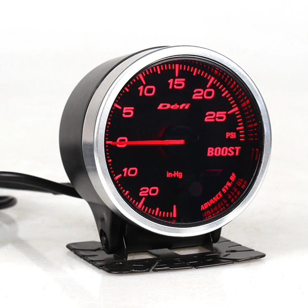 Turbo PSI Defi Advance BF 2,5 дюймов 60 мм автоматический Манометр Высокая производительность манометр турбо Boost/Температура воды/Температура масла/Масляный Пресс/Топливный пресс - Цвет: Turbo PSI