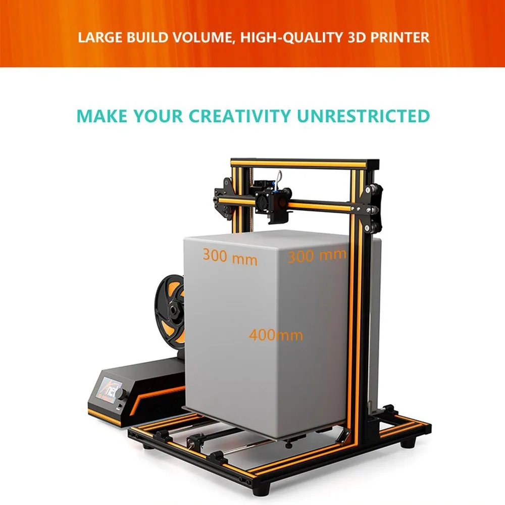 Лазерный gravurmaschine Graviermaschine Anet E16 Орел 3d принтер с 300*300*400 мм большой размер печати Impressora 3d принтер