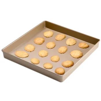 

Square Cake Mold Baking Pan Carbon Steel Pastry Bread Loaf Baking Mould Pan Nonstick Bakeware Roasting Tray Kitchen Tool 11 inch