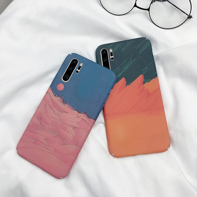 Тонкий мраморный жесткий чехол для huawei Honor 20 Pro 10i 20i 20s V20 8X P Smart Z Plus Y9 Prime Y7 Pro Nova 5T 5 5i 3i 4e