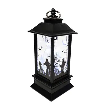 

Halloween Creative Romantic Pumpkin Light Hanging Lantern Pumpkin Lamp Garden Kids Spider Skeleton Witch Home Decor