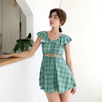 

High Waist Swimsuit One-Piece Swimsuits One Piece Push Up Beachwear Swimwear For Women Full 2019 New Thin Sexy Hot Striped