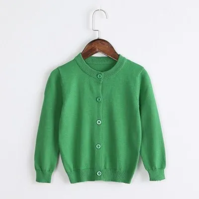 Осенне-зимняя детская одежда, 21 Цвет хлопковый свитер для мальчиков и девочек Вязаный Кардиган, Свитер весенняя одежда для малышей - Цвет: green