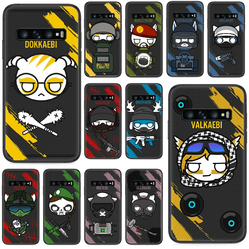 Rainbow Six Siege Phone Case For Samsung Galaxy S 10 3 4 5 6 7 8 9 Plus E Lite Uitra Black Cell Cover Luxury Shell 3d Etui Phone Case Covers Aliexpress