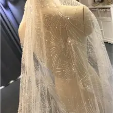 Роскошная длинная кружевная свадебная вуаль сверкающая свадебная вуаль 3*4 размера