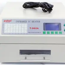 T 962A Инфракрасная печь оплавления 1500 Вт Инфракрасный IC НАГРЕВАТЕЛЬ T962A BGA Сварка бисера PCB оплавления сварочный аппарат SMT интеллектуальная печь оплавления
