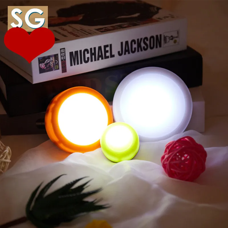 LED Night Light Battery Corridor Patting Party for Children Wall Lamps Wardrobe Living Room Bedroom Bedside | Лампы и освещение