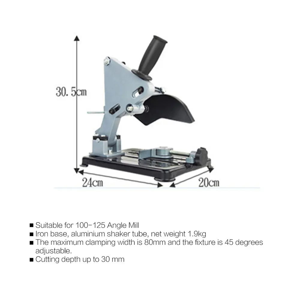 Многофункциональная Универсальная Подставка для угловой шлифовальной машины режущий станок кронштейн держатель Поддержка для 100-125 угловых шлифовальных инструментов
