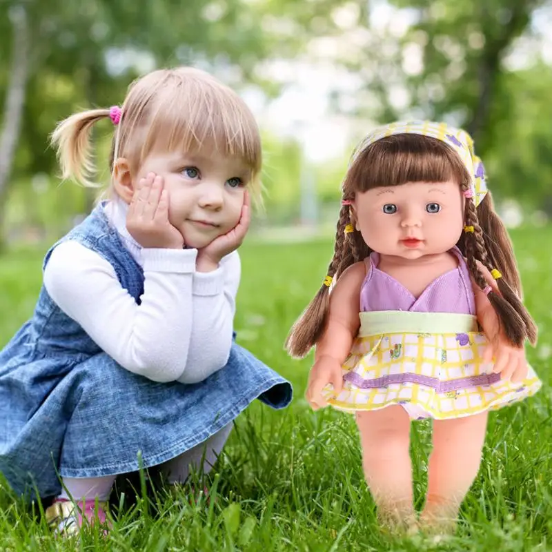 30 см Реалистичная кукла Reborn Baby Мягкий силикон-Виниловый реалистичный Новорожденный ребенок Куклы говорящая игрушка для детей день рождения Рождественский подарок