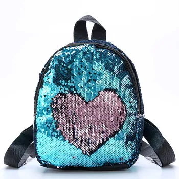 

Fashion Children Girls School Bag Backpacks Sequin Zipper Kids Girls Mini Backpack Large Capacity Bagpack Sac A Dos Drop ship