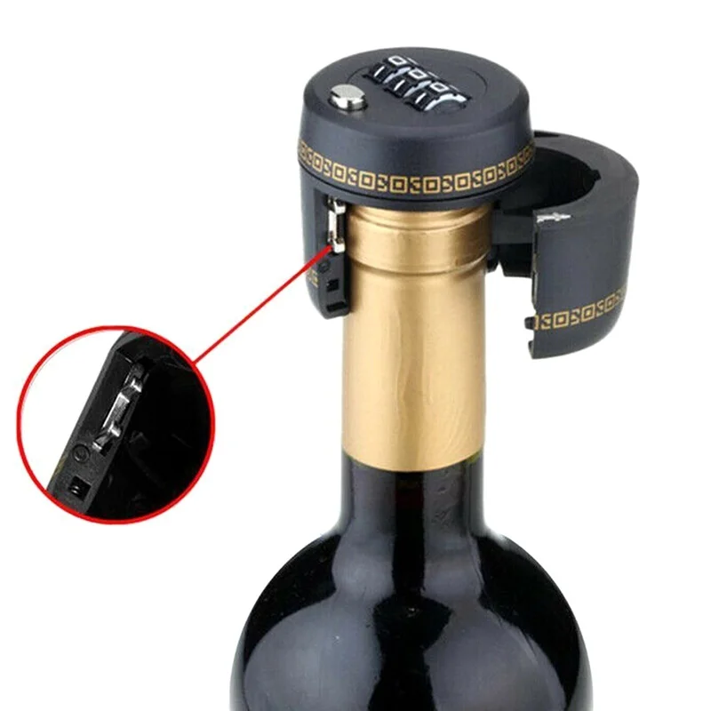 Láhev heslo zamknout pro víno kořalka láhev vacuum picks zarážka konzervace