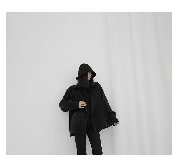LANMREM Solid Color Coat Autumn And Winter New Women's Flash Satin Retro Lapel Long-sleeved Lace Short Coat 19B-a250