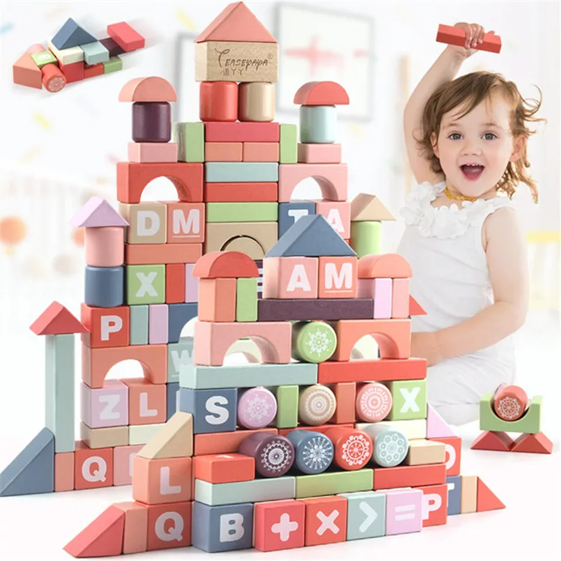 childrens large wooden building blocks