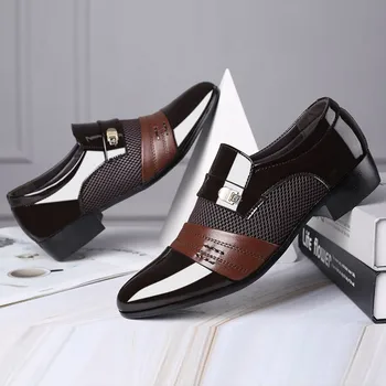 

loafers men dressing shoes luxury evening dress official shoe for men wedding dressing Shoe brand formal loafe men classic shoes