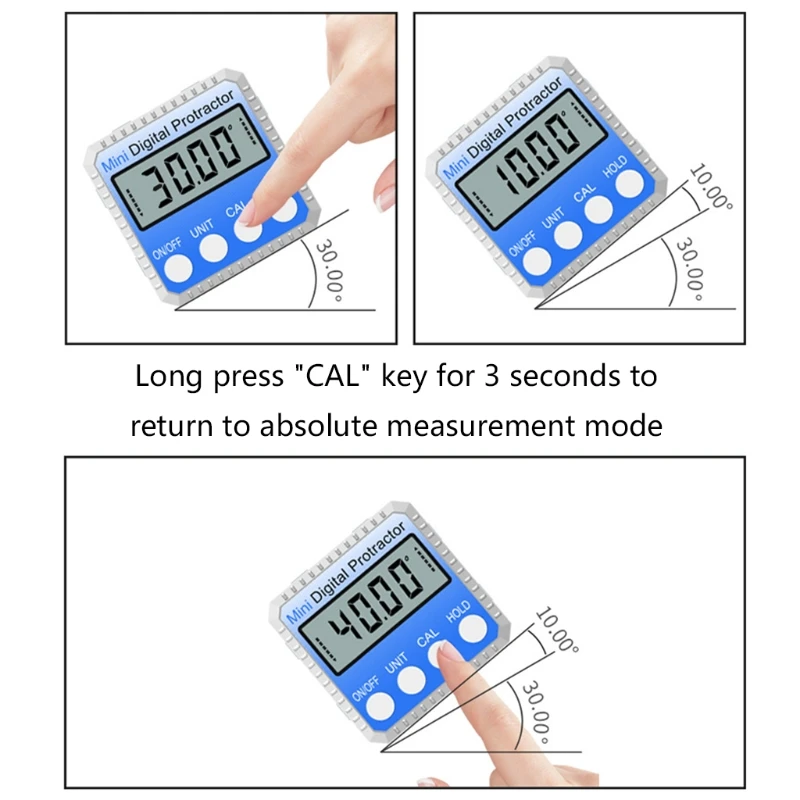 

Universal Bevel Angle 360 Degree Mini Electronic Digital Protractor Inclinometer N84C