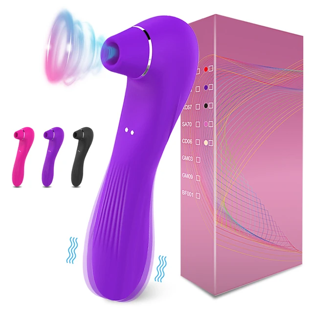 GM03-RD - Jouet sexuel pour femme, vibrateur puissant, ventouse de