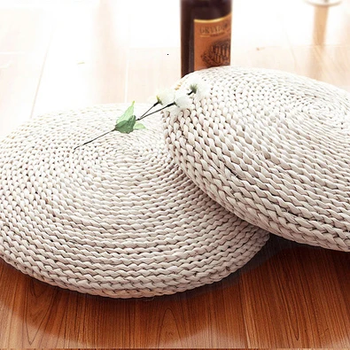 

Straw Weaving Cattail Cushion Tatami Cattail Edit Cushion Thickening Corn Leather And Fur Cushion Buddhist Meditation Yoga Hit