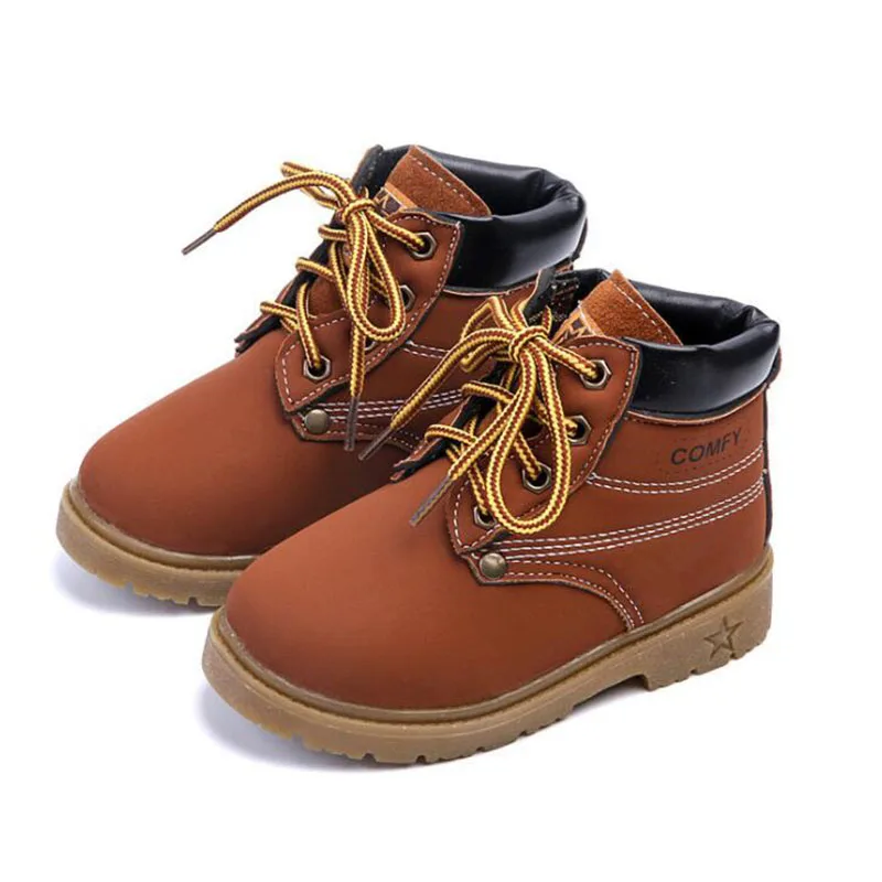 Детские Ботинки Martin для девочек и мальчиков теплые зимние ботинки новые удобные