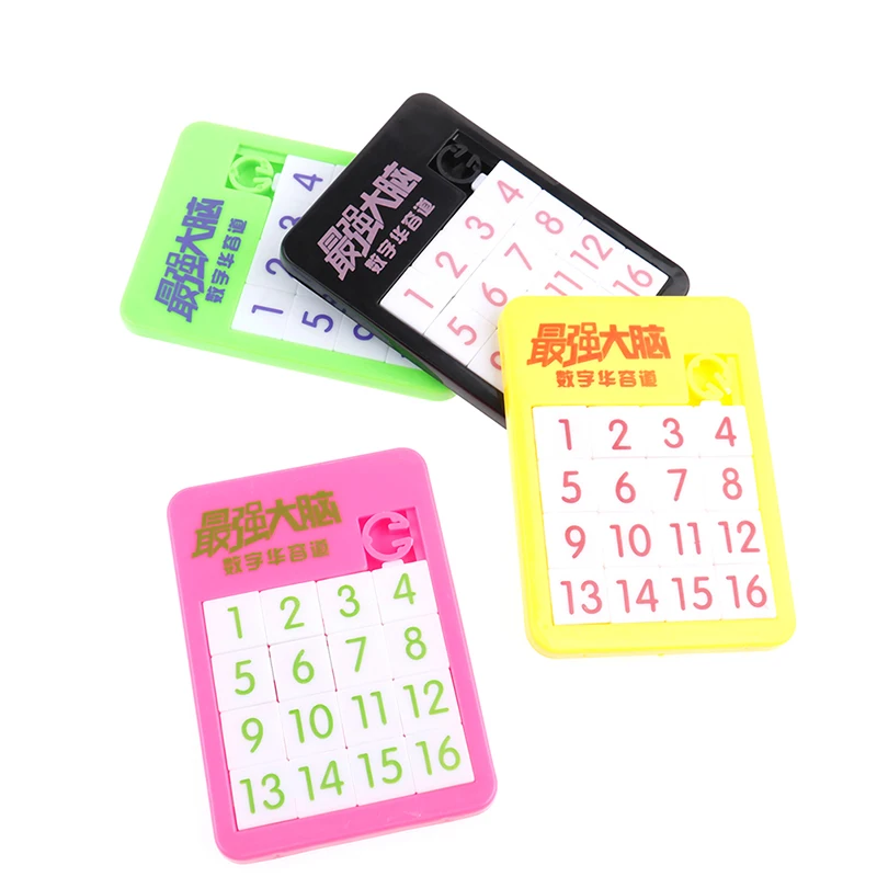 

5*7cm 3D Slide Puzzle Plastic Building Numbers Alphabets Learning Jigsaw Game Toys Children's Educational Toy Puzzles Gift