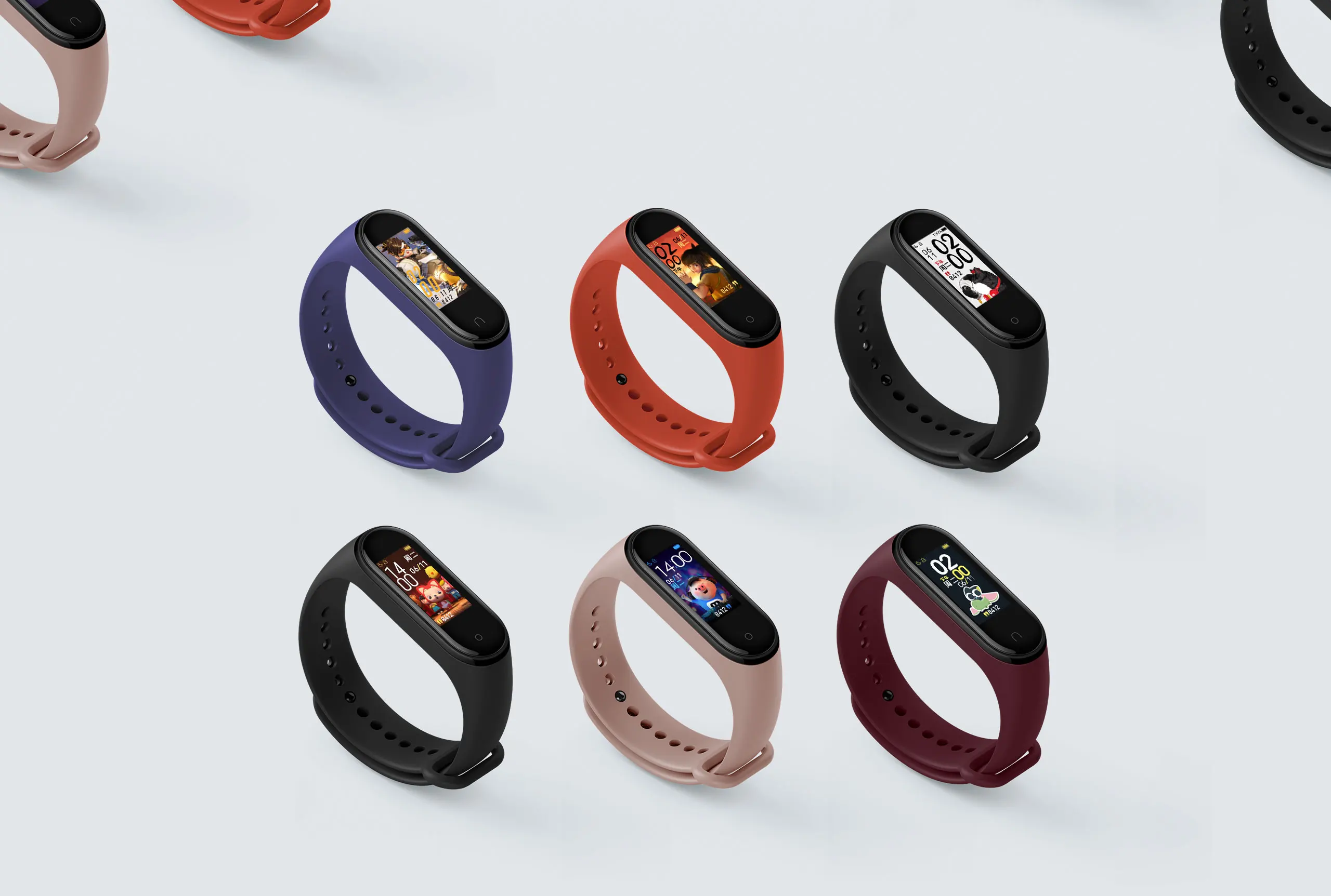 Xiaomi mi Band 4 смарт-браслеты mi band 3 Браслет фитнес-трекер для измерения сердечного ритма сенсорный экран pulsera inteligente