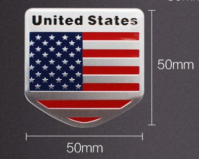 

American USA Flag Shield Emblem Badges Decal Stickers Auto Trunk Tailgate Motorcycle Car Accessories