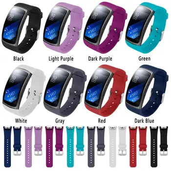 

Water Washable Silicone Bands For Samsung Gear fit2 / fit2 Pro Watch R360 Smartwatch Men Women Sport Series Fashion Wrist Strap