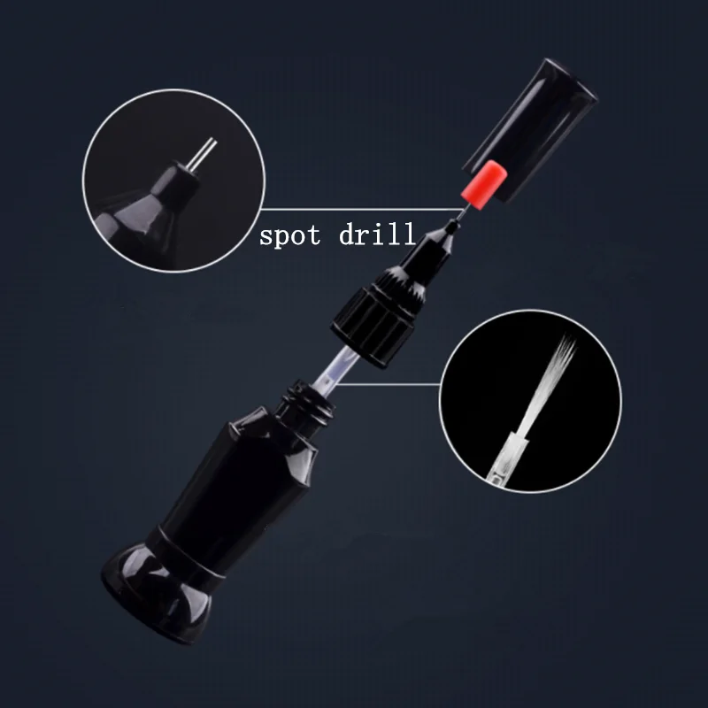 10 мл Стразы для ногтей, клей, УФ акриловая игольчатая щетка, украшения, шпильки, Раскрашивание, прозрачный клей, художественный гель