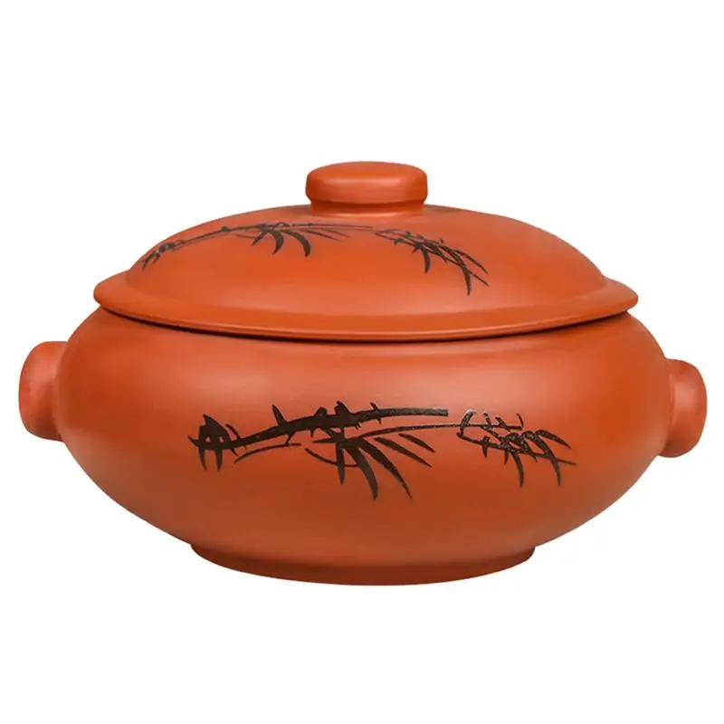 Ceramic Casserole Stew Pot Ceramic Cookware for Home Use (Assorted Color)