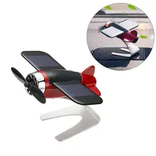 Автомобиль духи украшение-Самолетик сплав Солнечный самолет твердый ароматерапия автомобиль Стайлинг приборной панели самолета игрушки аксессуары