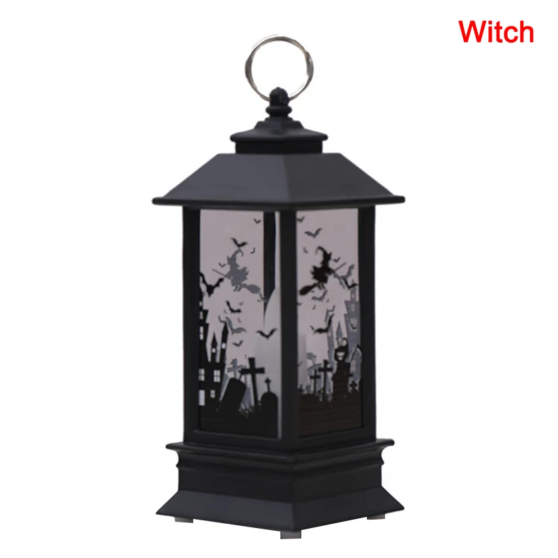 

Halloween Vintage Pumpkin Castle Light Lamp Party Hanging Decor LED Lantern Home Garden VJ-Drop