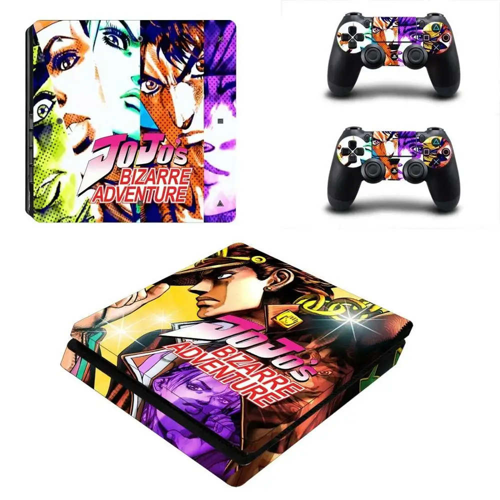 Аниме JoJo невероятное приключение PS4 тонкая кожа Стикеры наклейка для Игровые приставки 4 консоли и контроллер PS4 тонкая кожа Стикеры винил