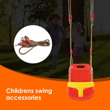 

Hammock Chair Hanging Accessories Kit 1.8m Adults Children Swing Rope Swings Extension Cord Kids Sports Bearing 3000kg