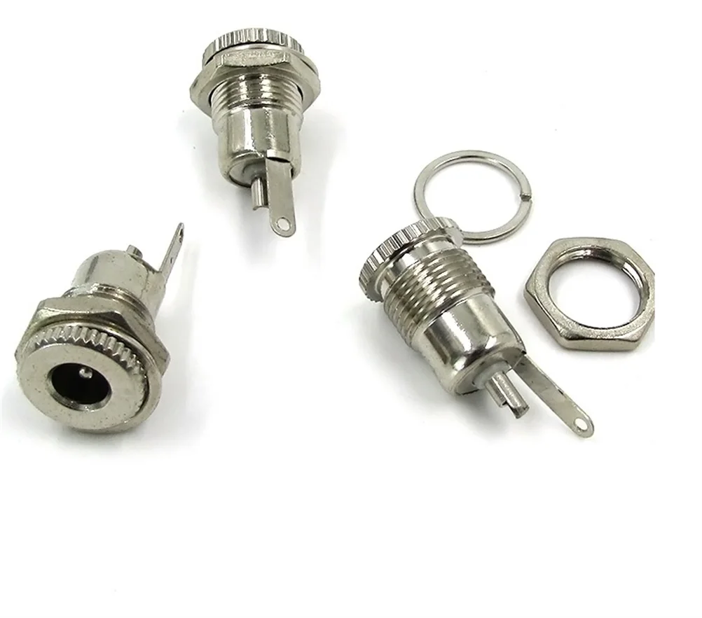 

ZLinKJ 5PCS/LOT 5.5 mm x 2.1mm DC099 DC Power Jack Socket Female Panel Mount Connector DC-099