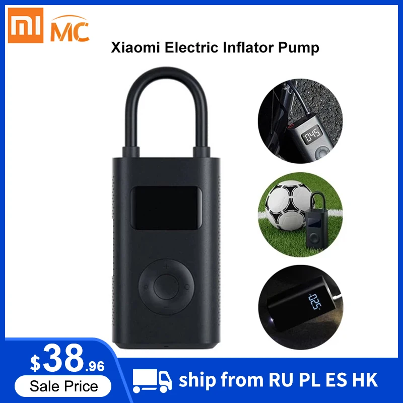 Electric-Inflator-Pump Bike Car Tire-Pressure-Detection Motorcycle Mi-Mijia Xiaomi Smart