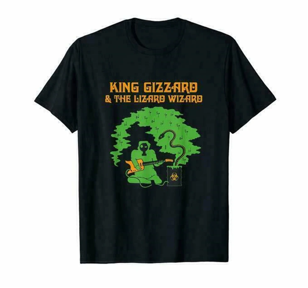King Gizzard и ящерица футболка Wizard высокое качество новый модный дизайн для мужчин