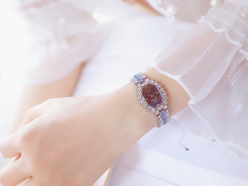 Женские часы s Топ люксовый бренд Маленькая Платье бриллиантовые часы женские браслет стразы наручные часы женские Montre Femme