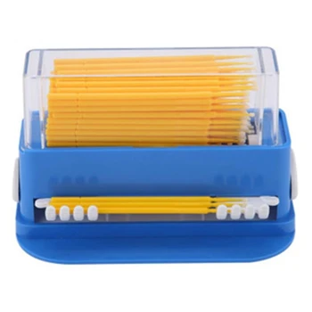 

Dental Disposable Mini Applicator Tip Bendable Sticks Brush Dispenser