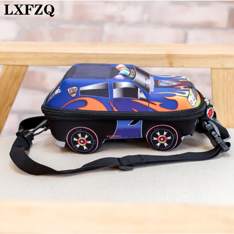 Good Value School-Bags Backpack Toddler Children LXFZQ Boys for Escolar Menino 3D Car Lovely Kids GjobDRwr