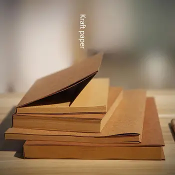 

13x19x2.5cm 32k Kraft Sketchbook Retro Sketch Craft Kraft Planner 2020 Journal Paper De Paper Junk Stationery Carnet Voyage O4E8