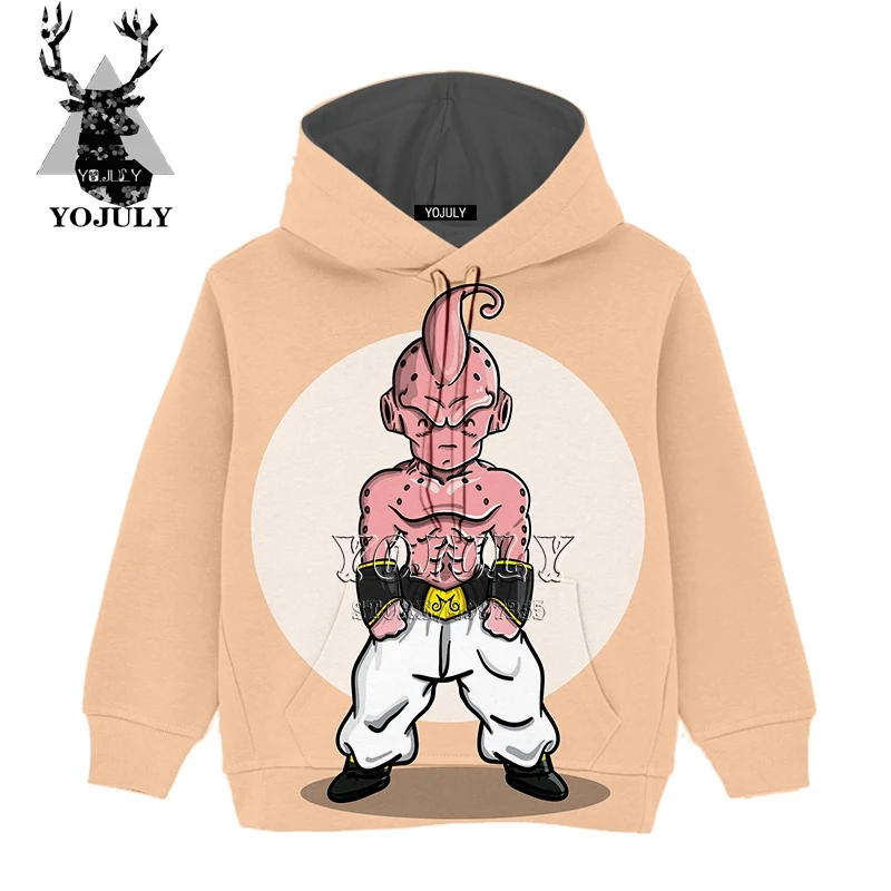 YOJULY Dragon Ball волшебник Европа аниме 3D Drucken Повседневный модный Уличная пуловер Мальчики Девочки Подростки Дети Толстовка C75 - Цвет: 1