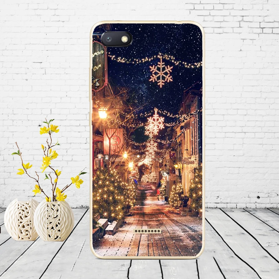 Силиконовый чехол для xiaomi redmi 6a защитный чехол Мягкий ТПУ чехол для телефона Чехлы для xiaomi redmi 6A чехол бампер 6a Coque - Color: D27