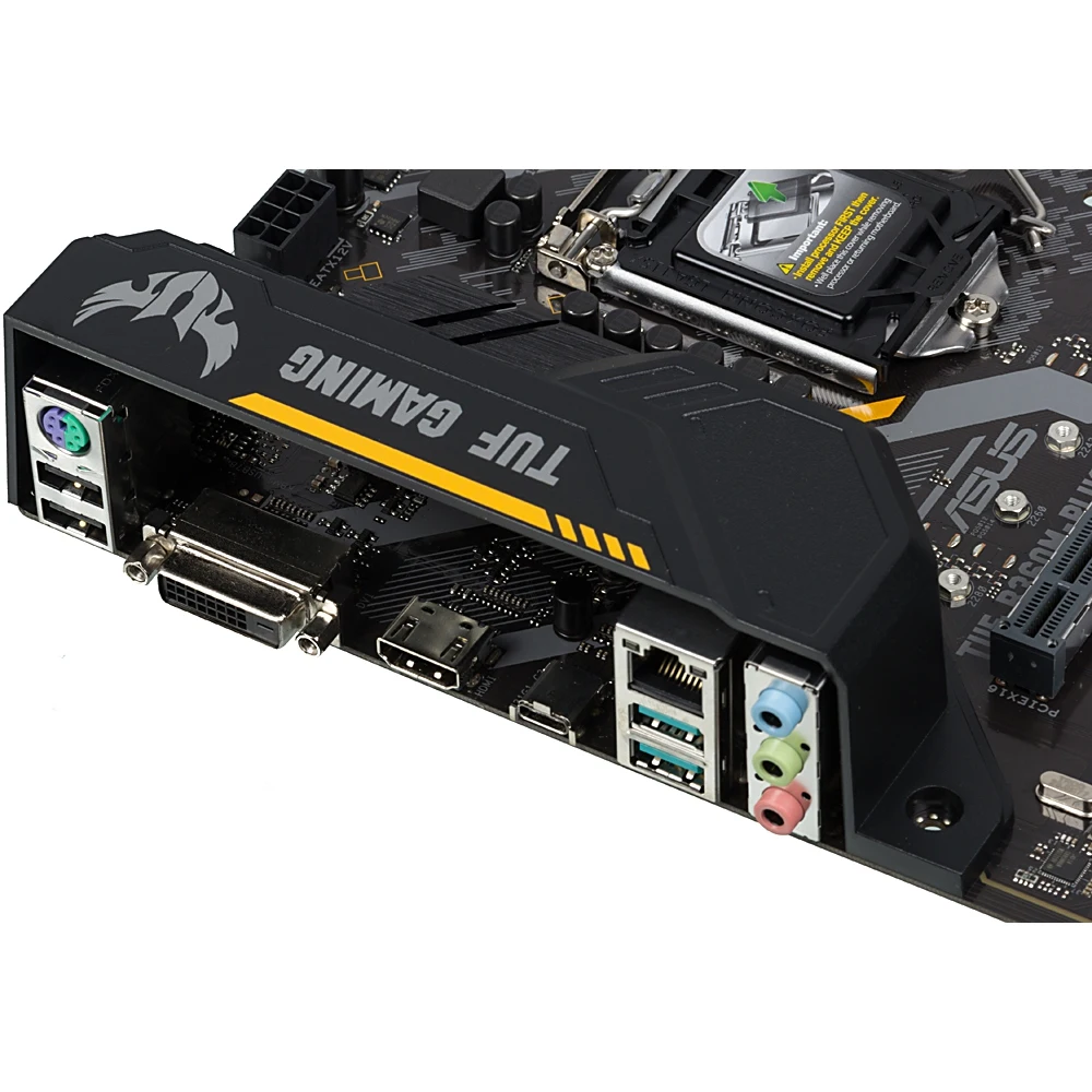 Материнская плата Asus TUF B360M-PLUS GAMING Soc-1151v2 Intel B360 4xDDR4 mATX AC`97 8ch(7.1) GbLAN