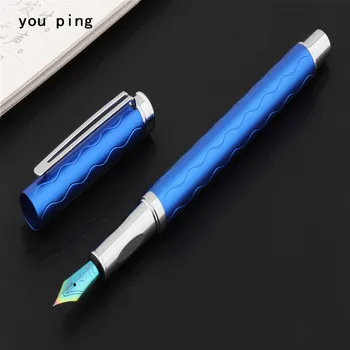 

Luxury quality 3703 Blue Colors Business office Fountain Pen student School Stationery Supplies ink pens