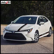 Racing-Sport-Stripes-Car-Hood-Bonnet-Sticker-Door-Side-Skirt-Vinyl-Decals-For-Toyota-Corolla-2009