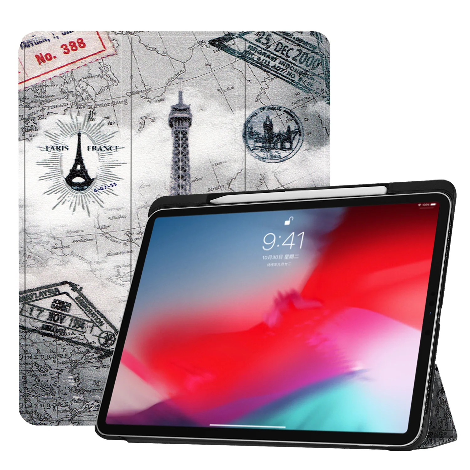 GOOJODOQ Funda для iPad Pro 11 чехол с держателем-карандашом Поддержка беспроводной зарядки для Apple Pencil 2 для iPad Pro 11 чехол - Цвет: Color-5