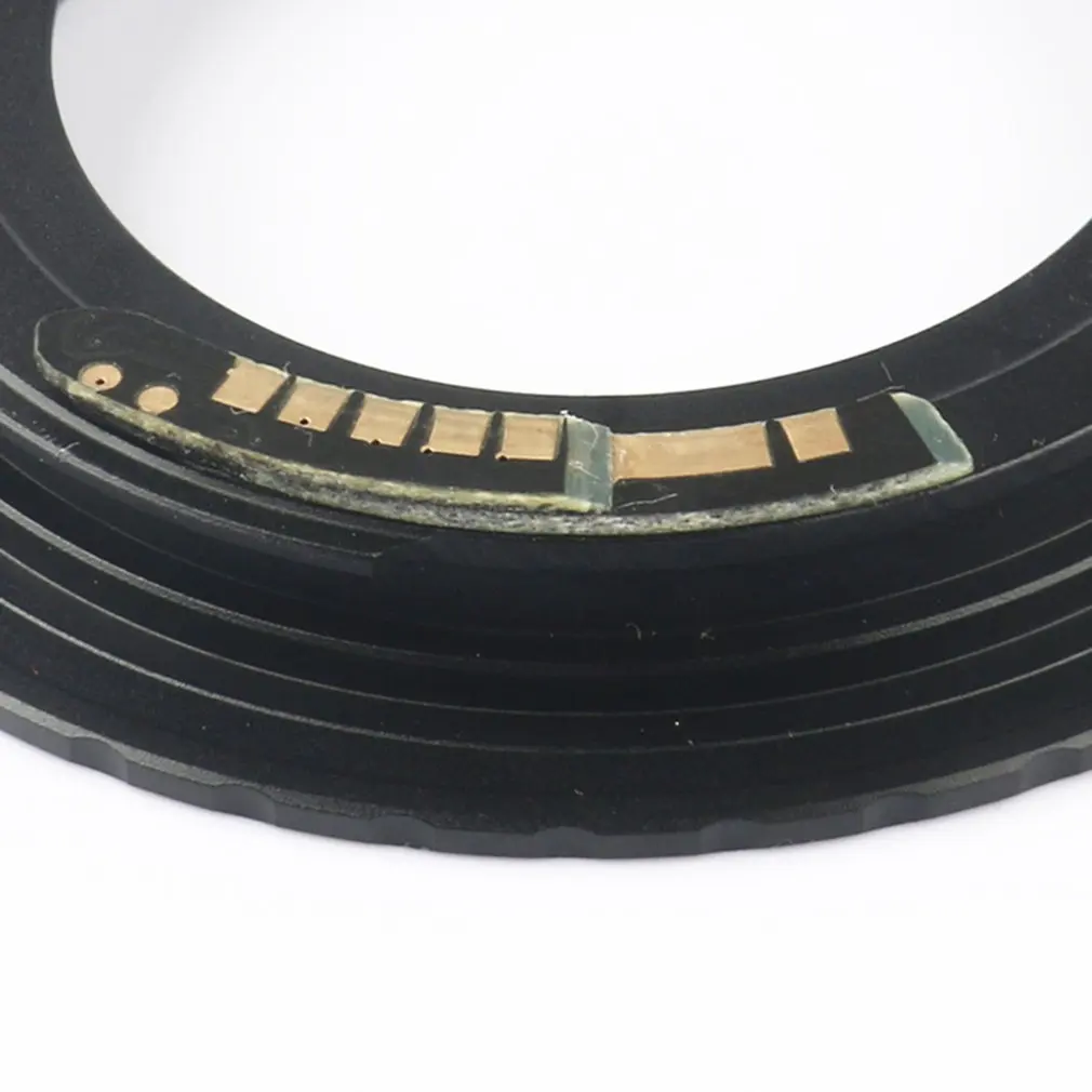 Электронный чип 10 AF подтвердите M42 адаптер для объектива с креплением для цифровой однообъективной зеркальной камеры Canon EOS 7DII 6DII 200D 1300D 700D 800D 77D 80D 5Ds R 5diii 5DIV 1dxii