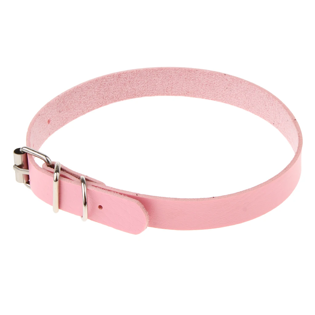 Fashionable Chic Punk Women Lady PU Leather Buckle Belt Choker Chain Charm Collar Necklace Bracelet