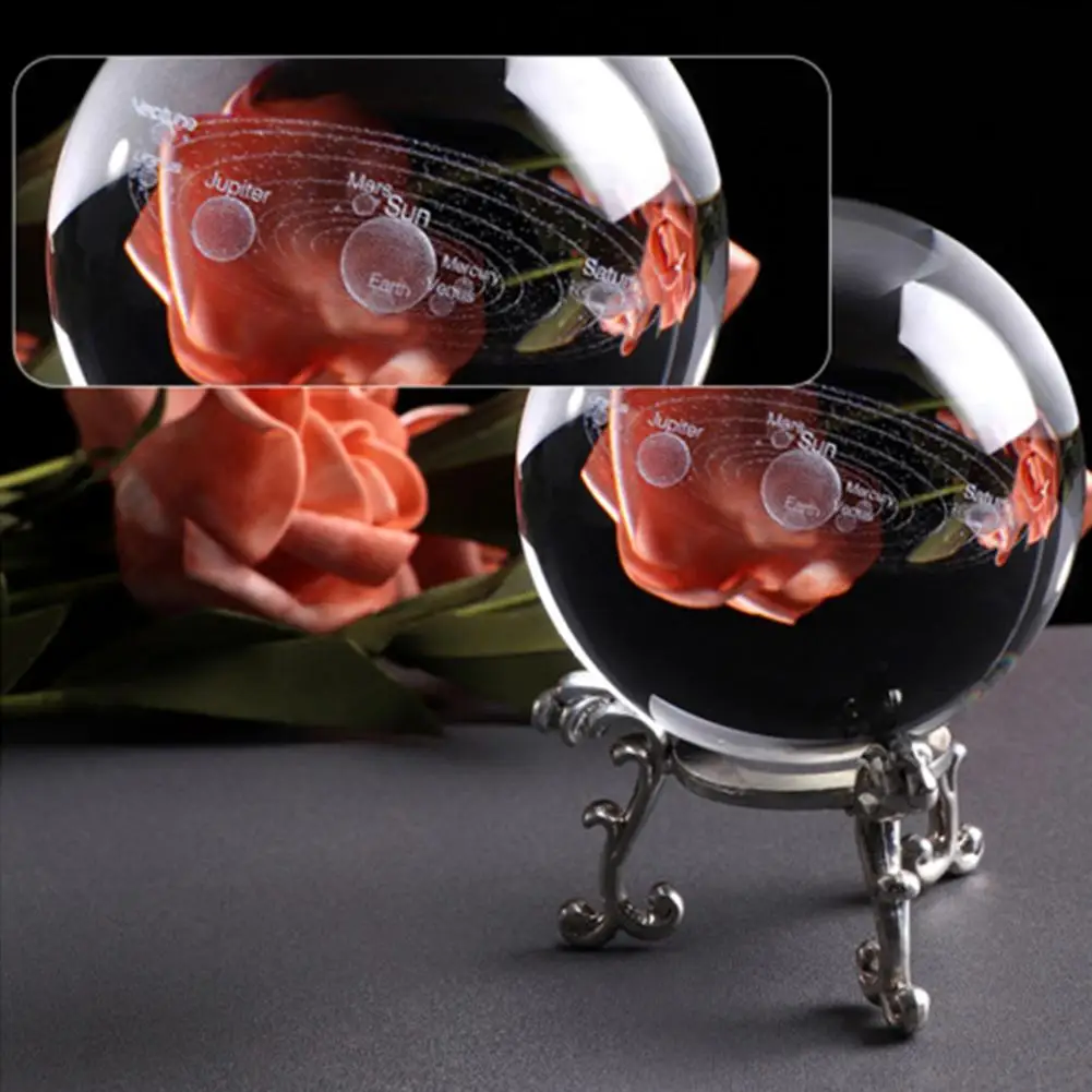 

Solar System Crystal Ball Planet Glass Sphere Ornament Astronomy